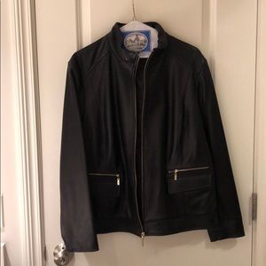 Leather Cole Haan Jacket